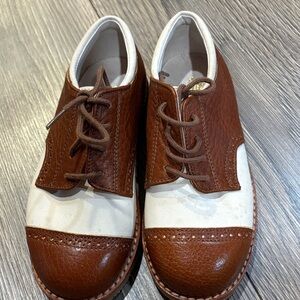 Faro by bay Iris- Brown and White Oxford Shoes